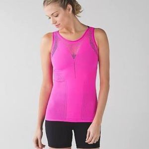 Lululemon Enlighten Hot Pink Tank